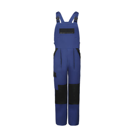 Comfortable Bib Work Pants 100% Cotton Fabric Material With Strong Stitching